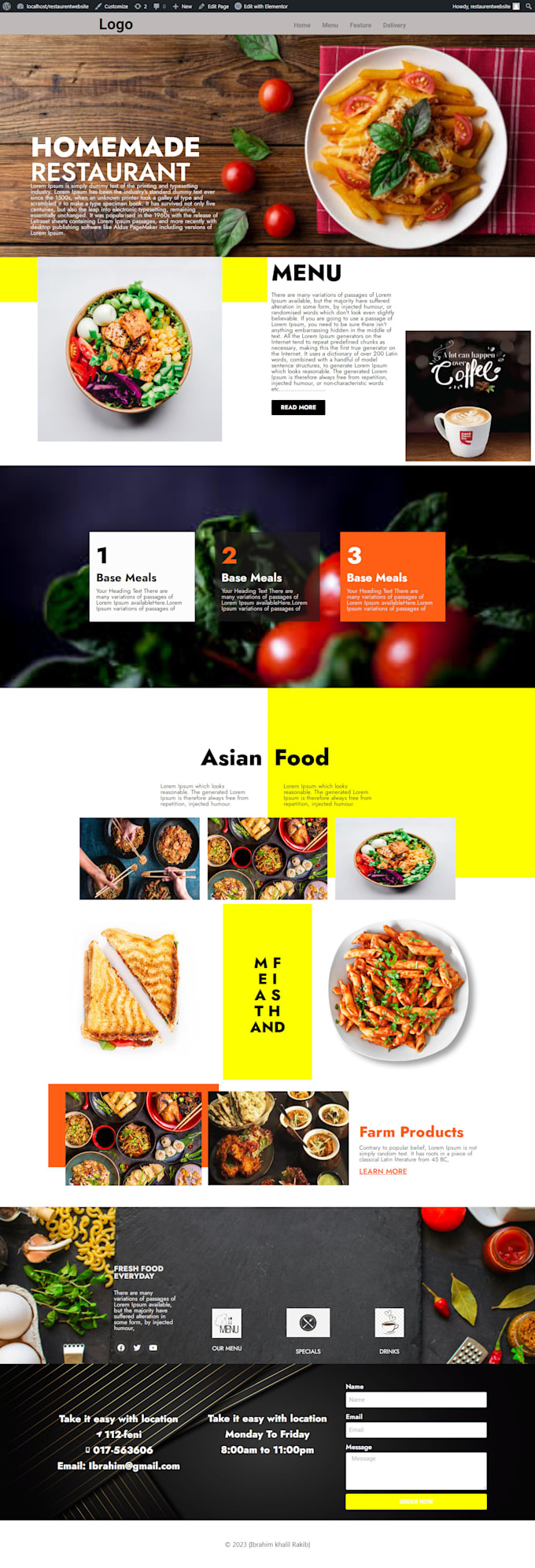 make responsive website with html css js bootstrap
