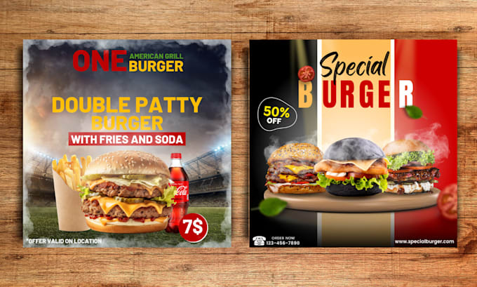 design modern and professional restaurant menu design