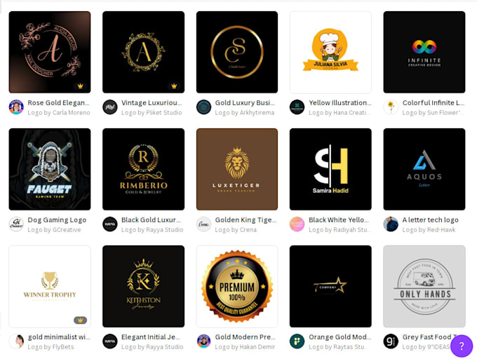 create 100 premium logo for just 5