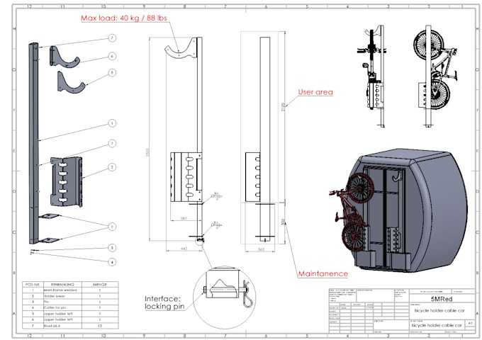 provide mechanical engineering 3d modeling and technical drawing