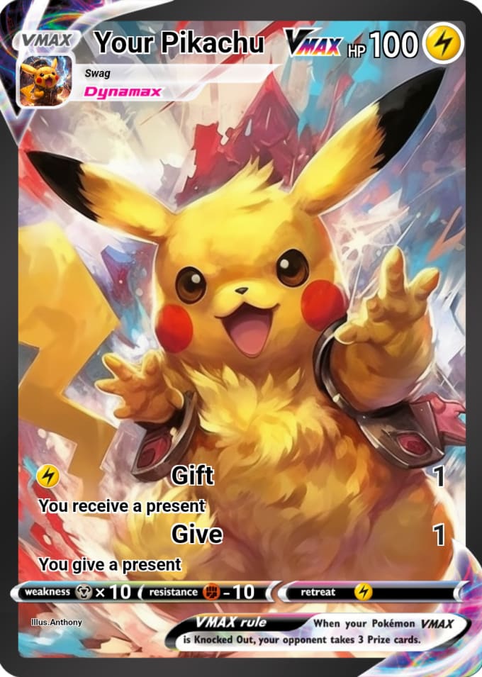 Porte Carte Pokémon Pikachu Swag - Boutique Pokemon