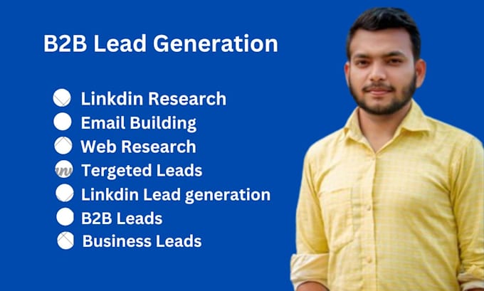b2b lead generation and data entry expert