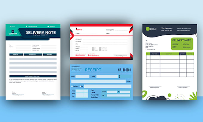 create invoices letterheads and receipts for your business