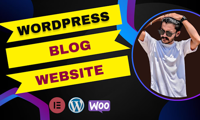build a modern wordpress blog site or wordpress website for you