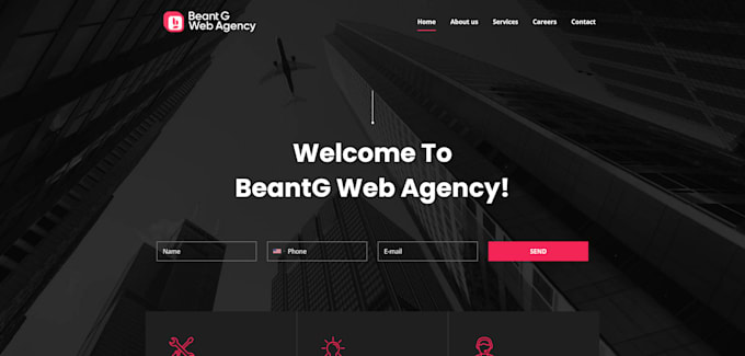 create wordpress website design and website development using elementor