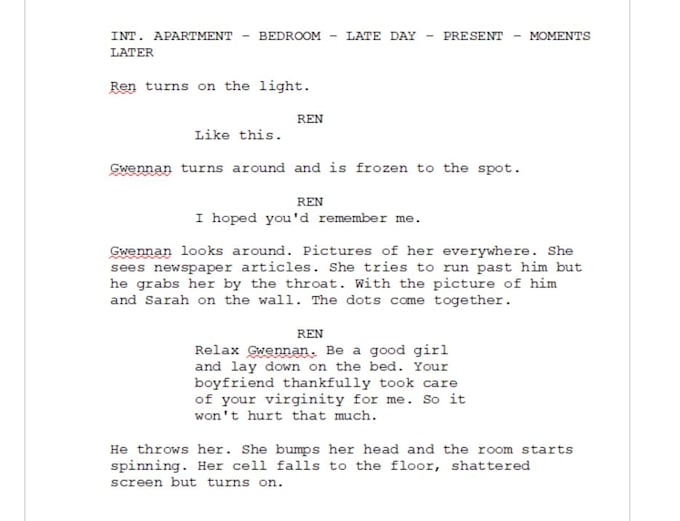 Screenplay and book reading writing and editing by Filmquester | Fiverr