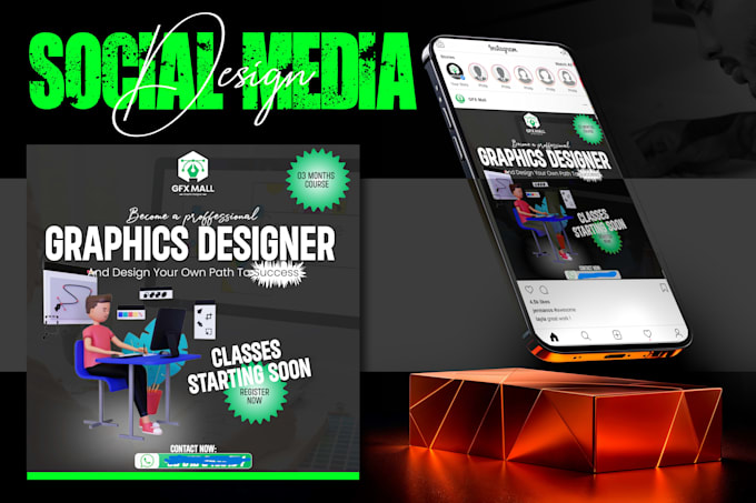 make a creative social media, facebook, instagram post for you