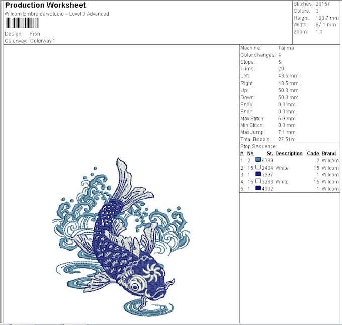 Do embroidery digitizing into dst, pes, emb designs files by _guy678