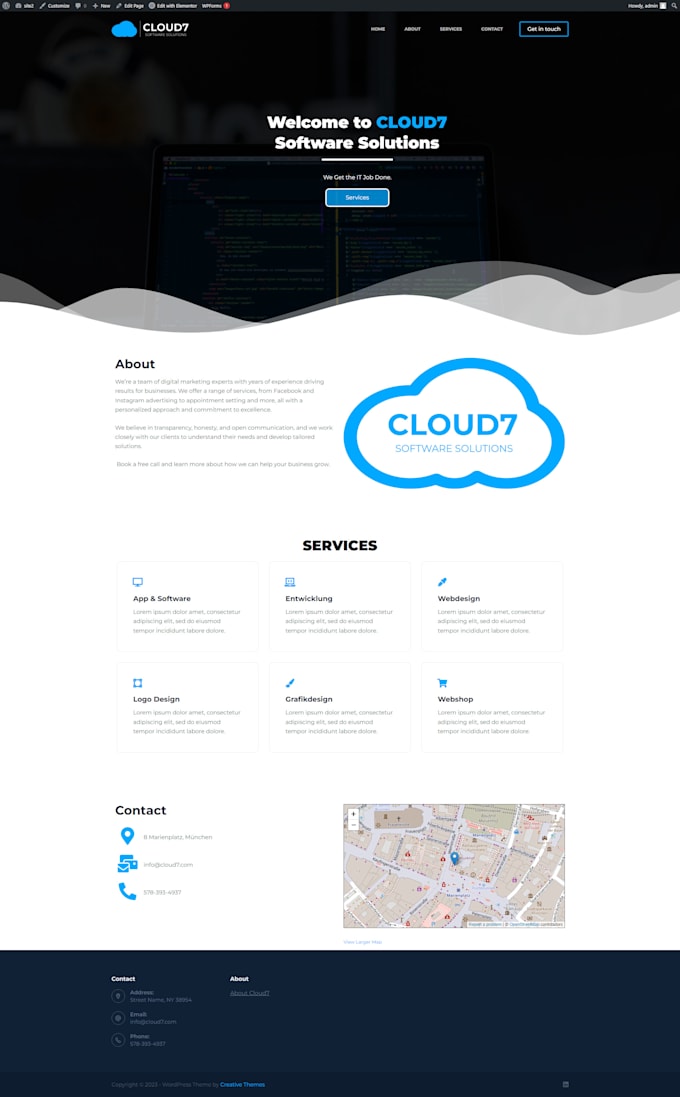 create a responsive wordpress site for personal or business use