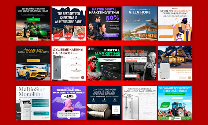 make a meta ad banner, google, instagram, facebook, in figma