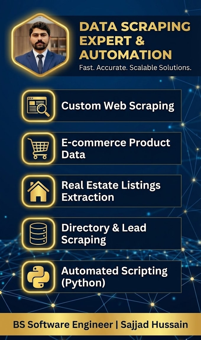 web scraper for data extraction and automation