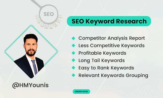 do advance seo keyword research, competitor analysis