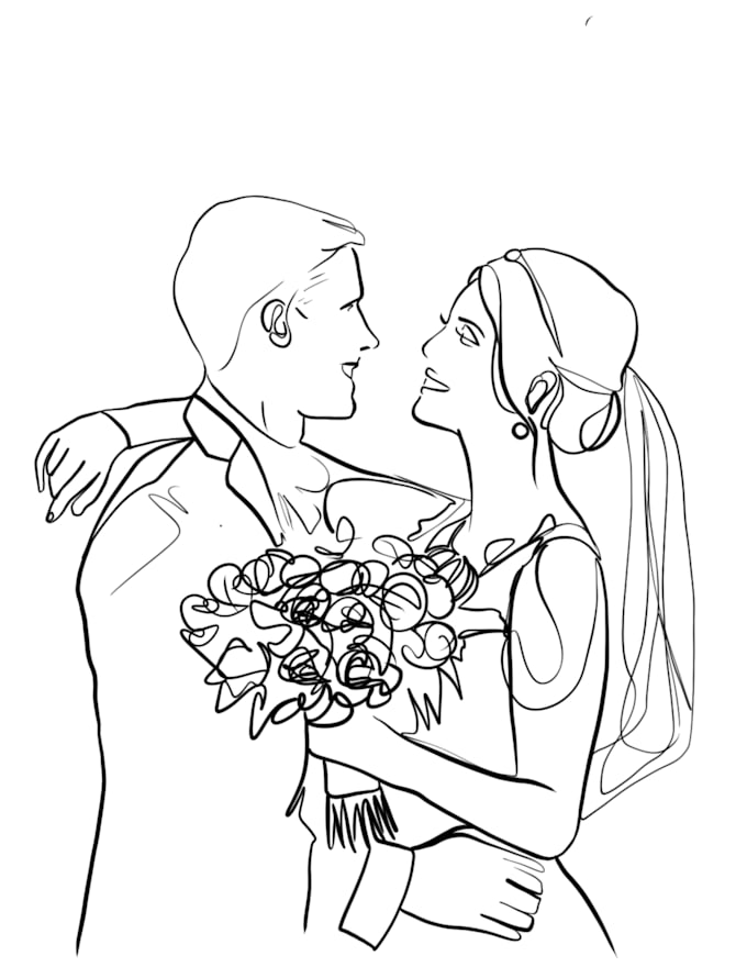 Design unique line art for you based on your photographs by