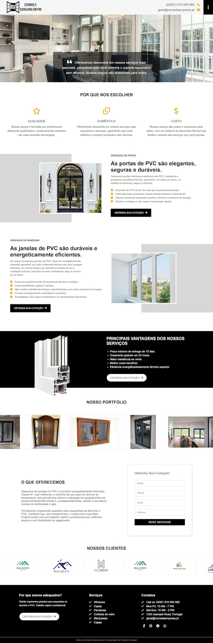 build fast responsive static website for your local business