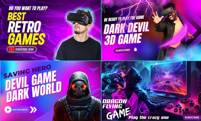 design eye catchy clickbait youtube thumbnail