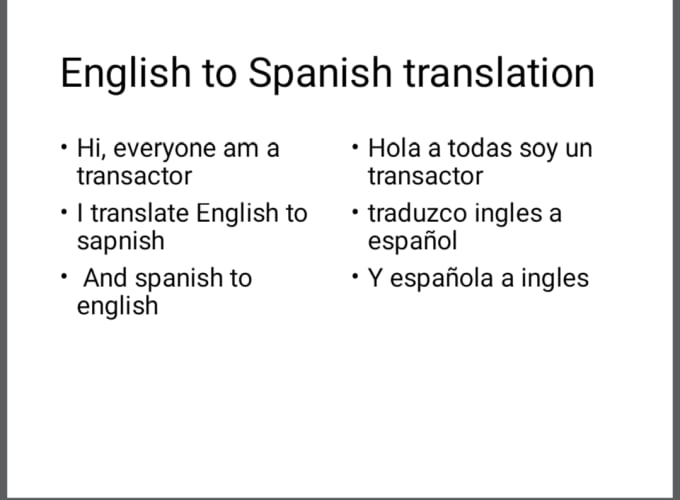 Perfectly Translate English To Spanish And Spanish To English By Hammadhassan663 Fiverr 0892
