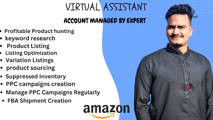 Be your expert amazon fba virtual assistant for private label by ...