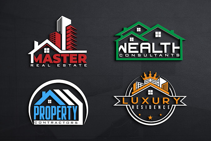 do 3d property, construction, realtor, real estate logo