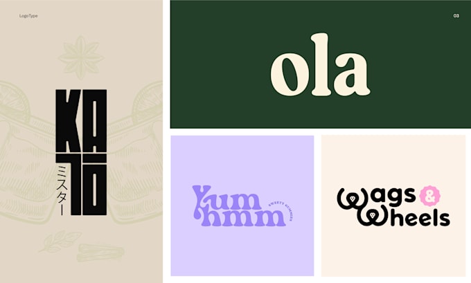 design your text based, typographic, wordmark logo