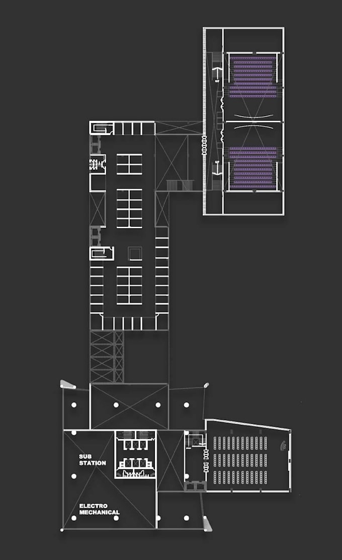 do architectural plan, elevation, section render in photoshop