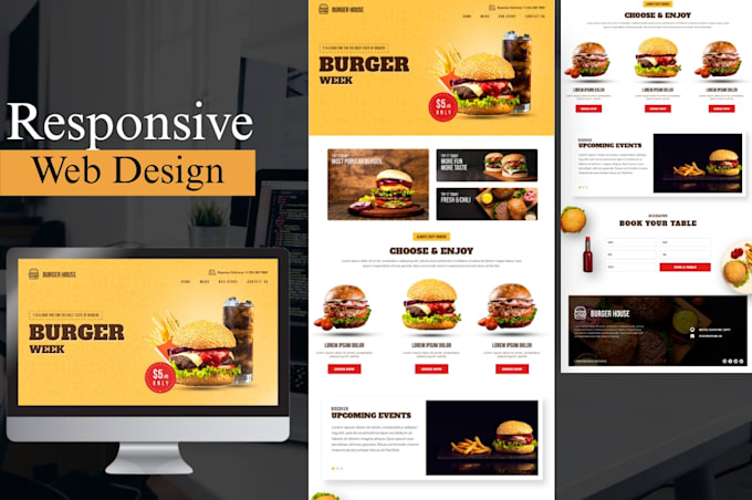 be your front end developer using html css javascript and bootstrap