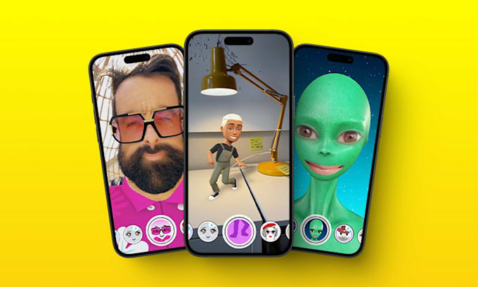 create stunning snapchat lens for you