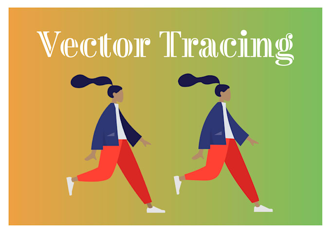 do vector tracing which will bring life to the image