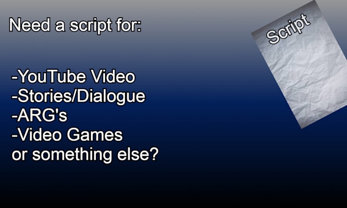 make you an interesting and engaging script