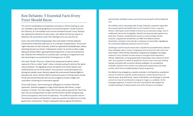 write news stories, and feature articles as a journalist