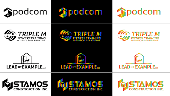 convert, redesign logo into pride, lgbtq, rainbow theme
