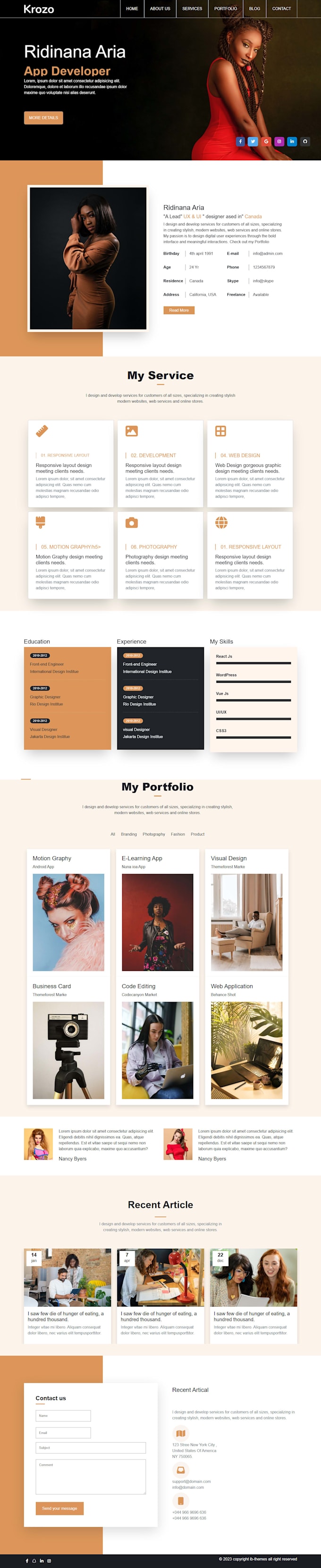 design a responsive HTML CSS bootstrap website for you