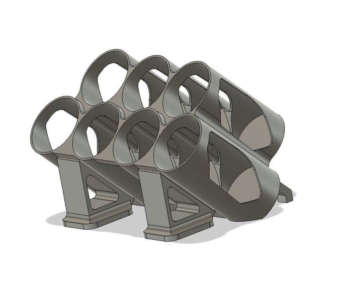 Create stp, stl, obj, and igs file for 3d printing in solidworks fusion 360 by M_umair_yousaf