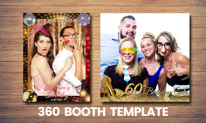 create a unique photo booth template