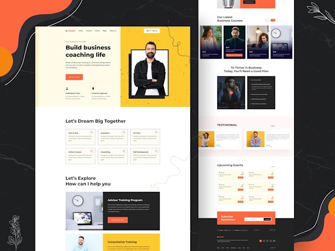 build a business or service selling website for any niche