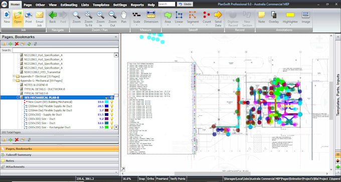 provide construction material takeoff and cost estimate