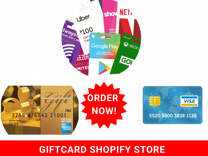 Create a professional giftcard dropshipping store by Olastephanie Fiverr