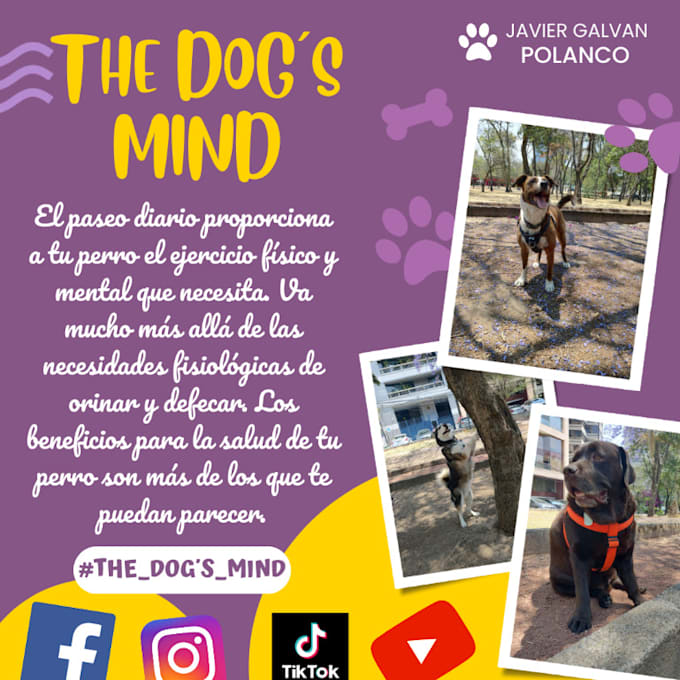 Create any instagram post in spanish by Anthonycas88 Fiverr