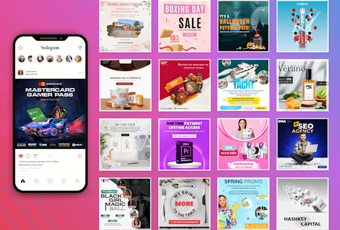 do website banner, facebook cover, youtube banner, instagram post, ad creative