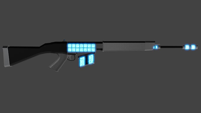 Create 3d models of guns for video games and other media by ...