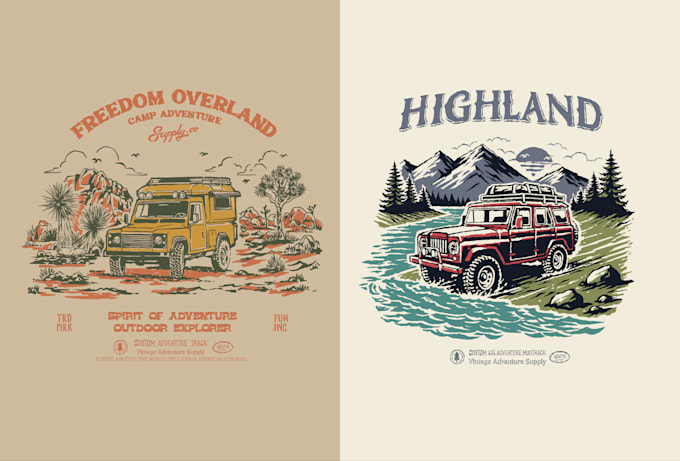 create vintage retro vector illustration