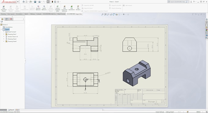Do any cnc machine part in solidworks by Curuvija_a | Fiverr