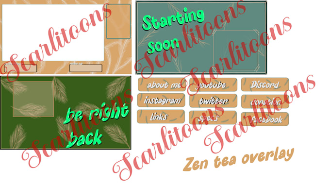 make simple custom overlays for your streaming needs