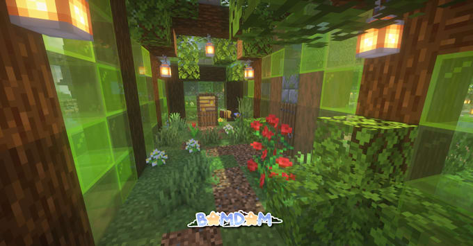 build you a custom green house, in java minecraft