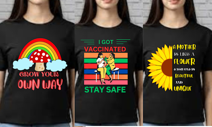 Do trendy custom typography t shirt design and graphic t shirt design ...