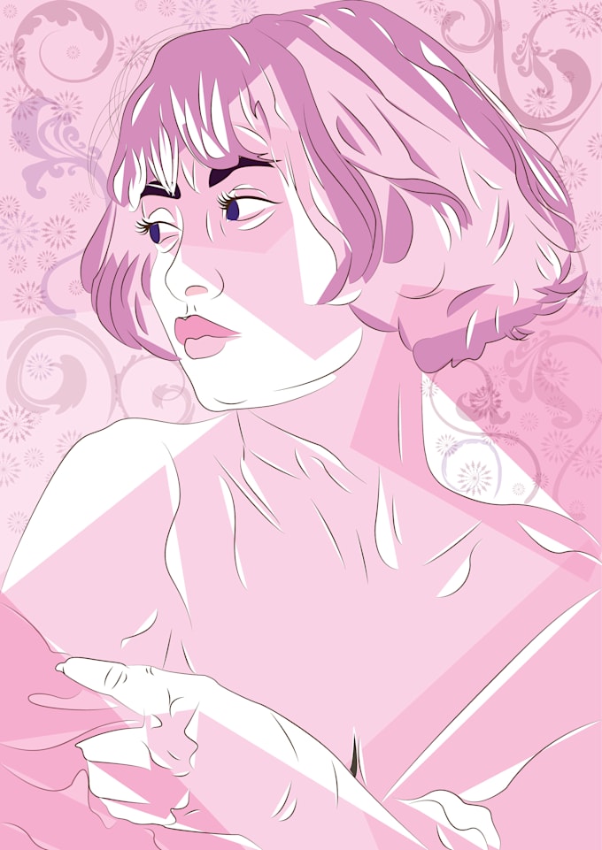 do flat illustrations, characters, and book covers