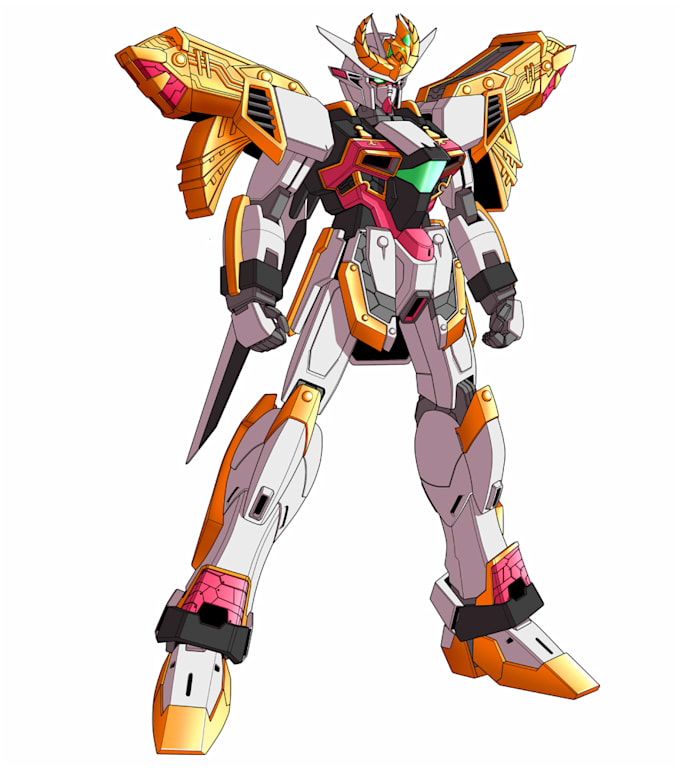 Create mecha concepts like gundam by skunseepu fiverr