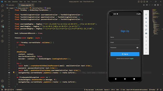 Create a professional mobile app using flutter by Usecondomskid | Fiverr