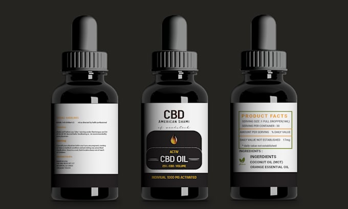 Cbd Label Layout Do cbd label design, product label design, label design by Msmsumon ...