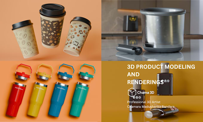 Do 3d product modeling and realistic rendering by Cmbpencilarts | Fiverr