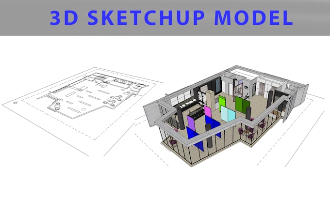 Create 2d to 3d floor plan in 24 hrs by Israt1396 | Fiverr
